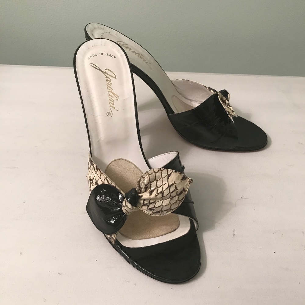 Jacob Black and Cream Heels